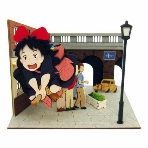 Sankei Studio Ghibli Mini Kiki's Delivery Service Arrival At Koriko Non-Scale Paper Craft MP07-82