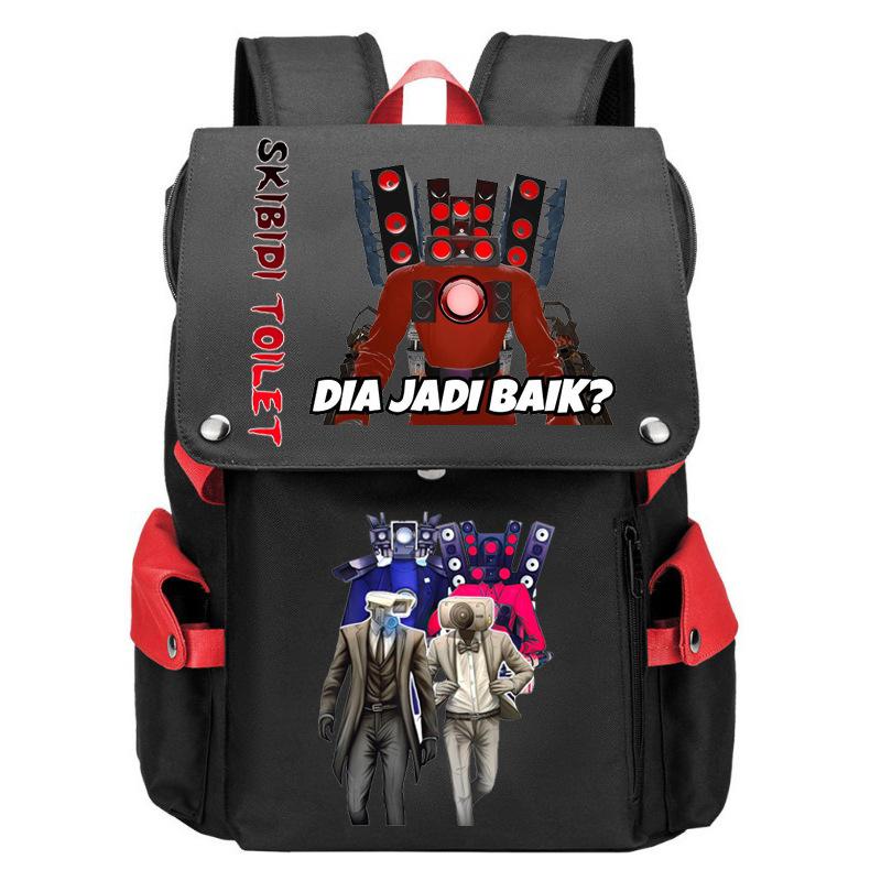 Amazon New Skibidi Toilet Man Student School Bag Children's Backpack