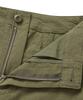 Cotton Bell Midi Side Belt Skirt - Khaki