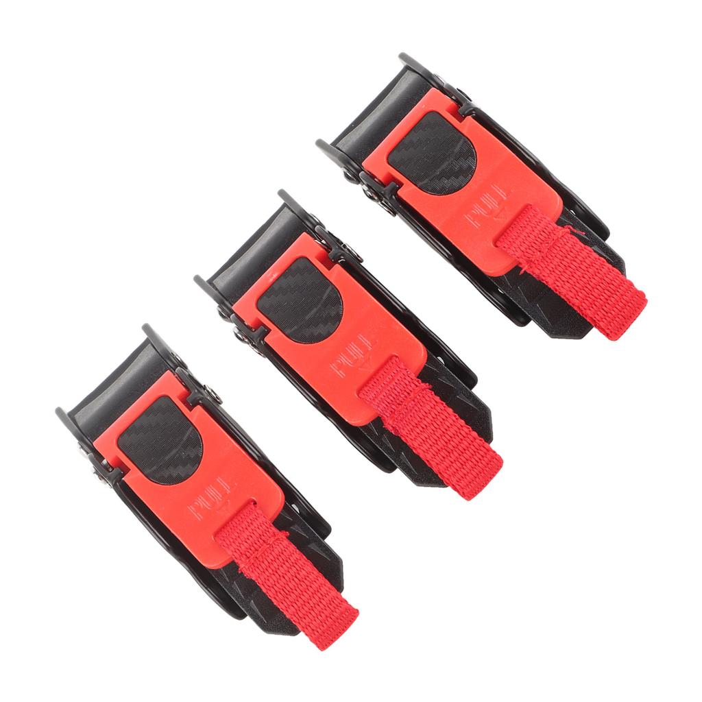 3X Motorcycle Helmet Speed Clip Quick Release Chin Strap Button Pull Buckle Bike
