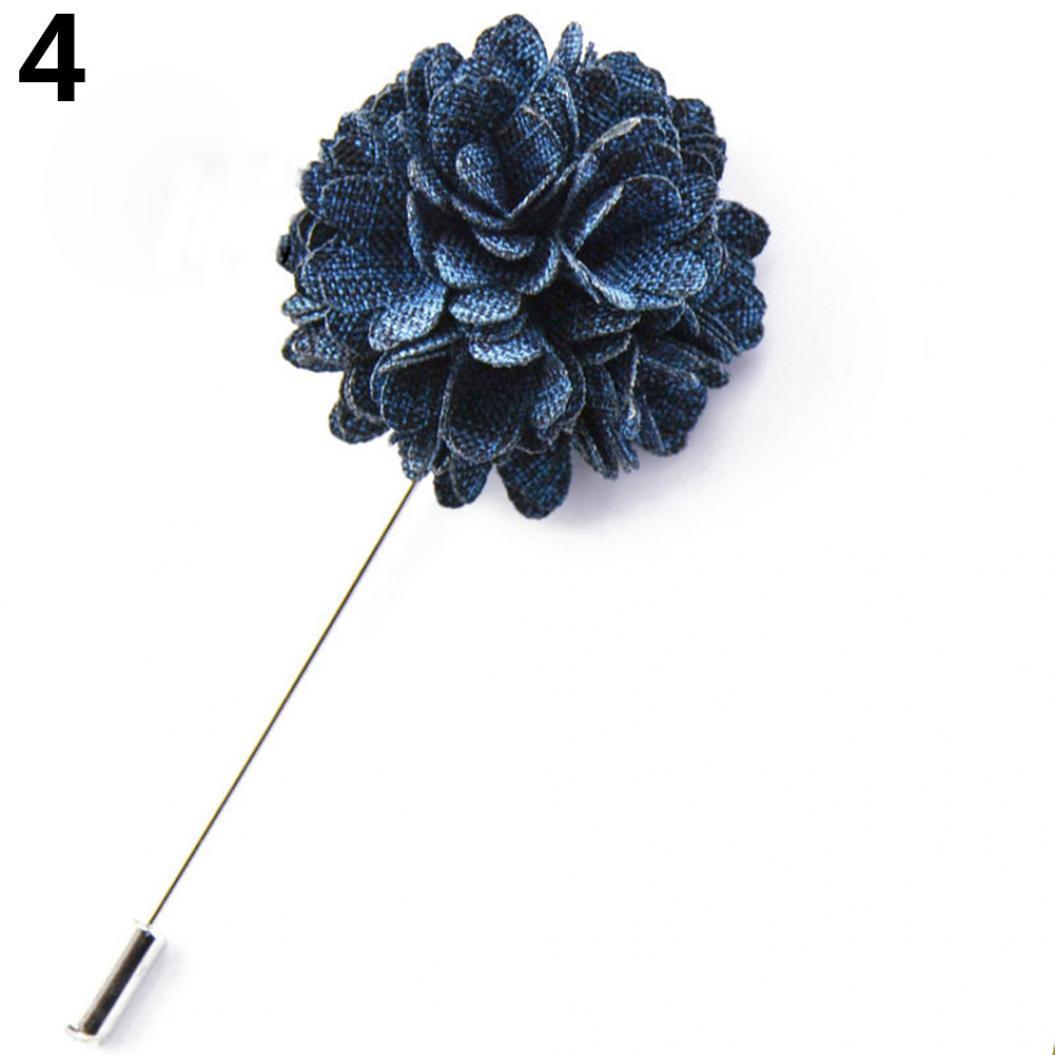 

Мужская брошь для смокинга цветок