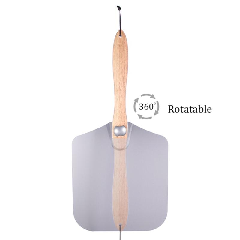 Aluminium Pizza Schaufel Schieber mit langem Griff Gebäckwerkzeuge Zubehör Pizza Schaufel Spachtel Kuchen.