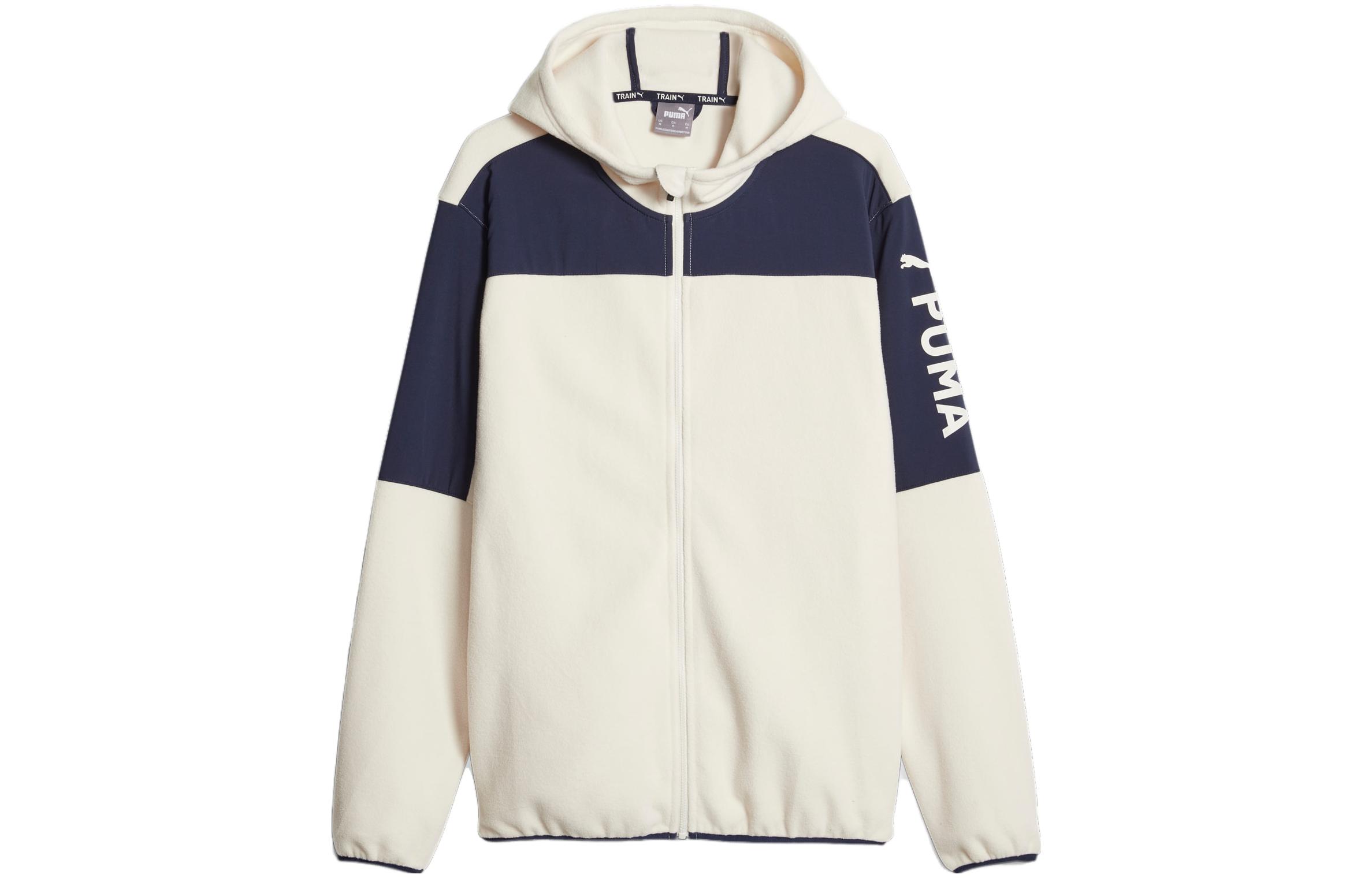 PUMA FIT Jackets Men s White Blue Hooded Moderate Other 523891-87 XL