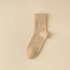 5 Pairs of  Male Autumn and Winter Plush Warm Thickened Floor Mid Calf Socks