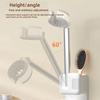Bathroom Shelf Hair Dryer Holder No To Need Hold Adjustable Wall Hanging Bracket  Dryer Hair Stand Bathroom Organizer Shelves