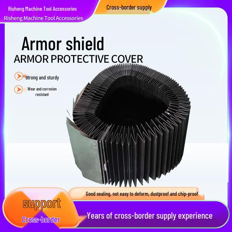 Stainless Steel Telescopic Armor Dust Cover for CNC Machine Tools