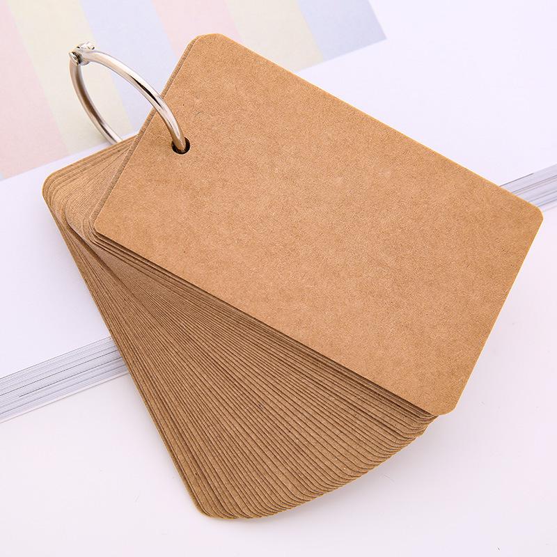 Schüler Leere Vokabelkarten: Robustes Loseblatt-Taschennotizbuch für DIY-Memos und Journaling