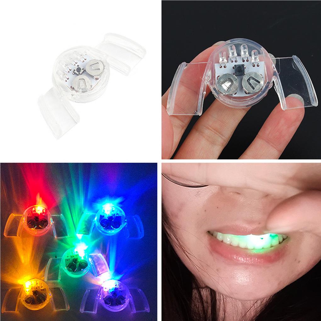 Mundschutz LED Leuchtender Dental Grind Stopper Schlafhilfe Schienenschalen Schutz Beseitigt Schnarchen Mundstück Bruxismus Partybedarf