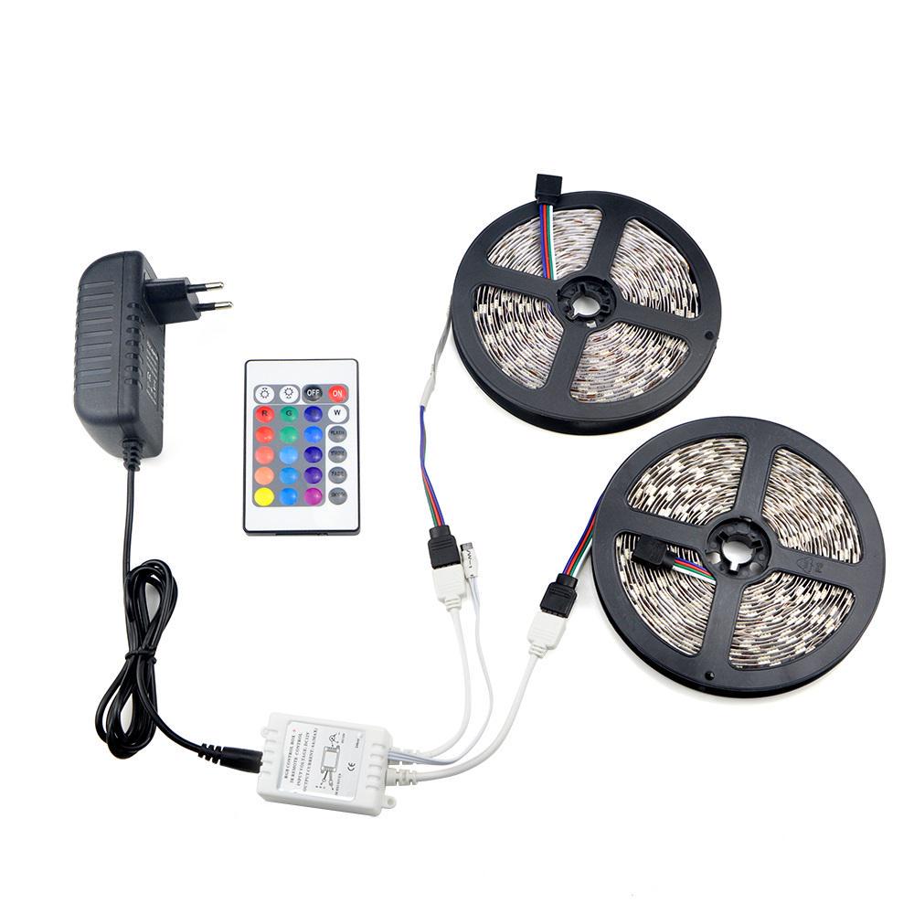 Buy SMD 5050 RGB LED Strip Waterproof DC 12V 5M 10M RGB LED Strip Light ...