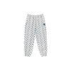MLB New York Yankees Logo All Over Print Elastic Waistband Tapered Knit Joggers Unisex Joggers Cream 3AWPM0121-50CRS