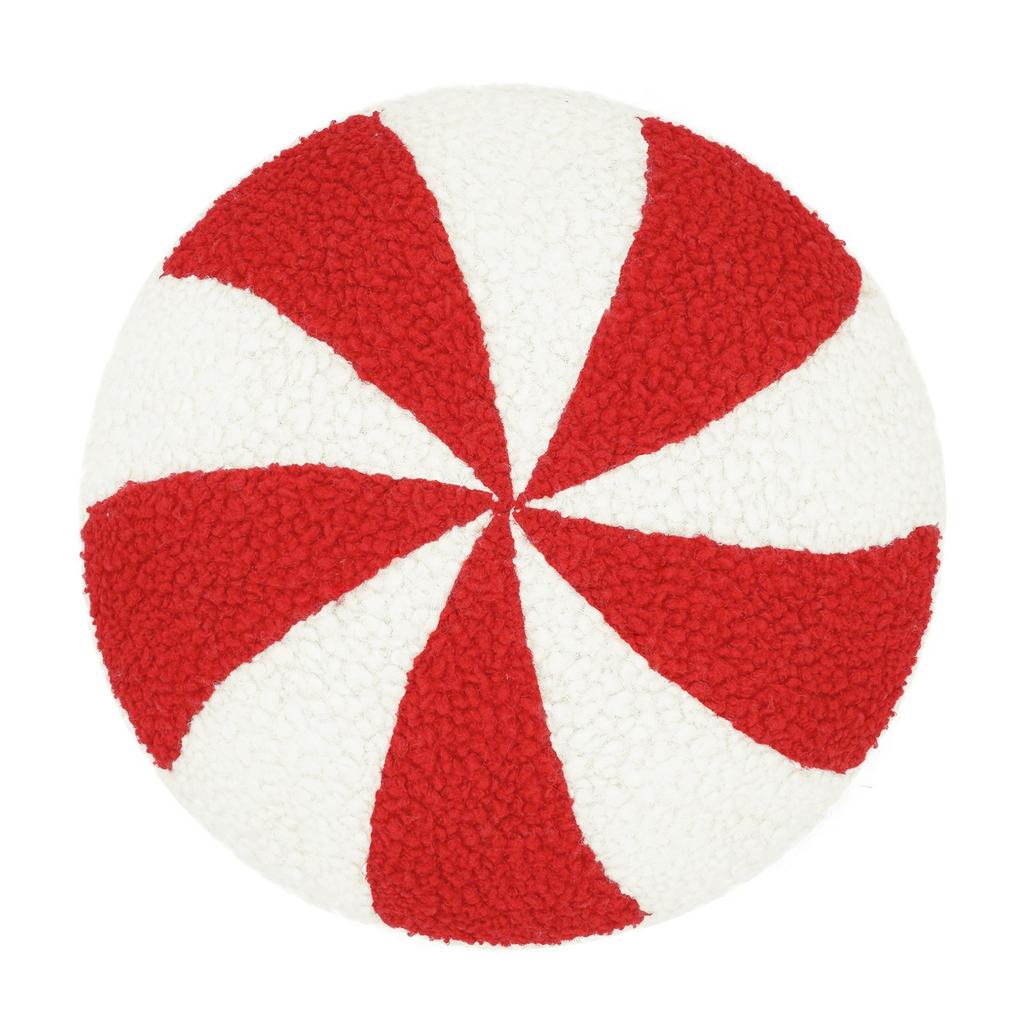 New Candy Cane Pillow 3D Candy Plush Pillow Pillow Creative Christmas Decoration Decorative Candy Pillow Chair Cushion