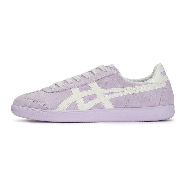 Onitsuka Tiger Tokuten Cow Split Leather Fashion Versatile Low-Top Skate Shoes Unisex sneaker Light-Purple 1183C254-021