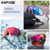 Kapvoe Marque Hommes Lunettes de Soleil Pêche Randonnée Vélo Femmes Lunettes Vélo de Route Lunettes Vélo Lunettes de Cyclisme Oculos Ciclismo