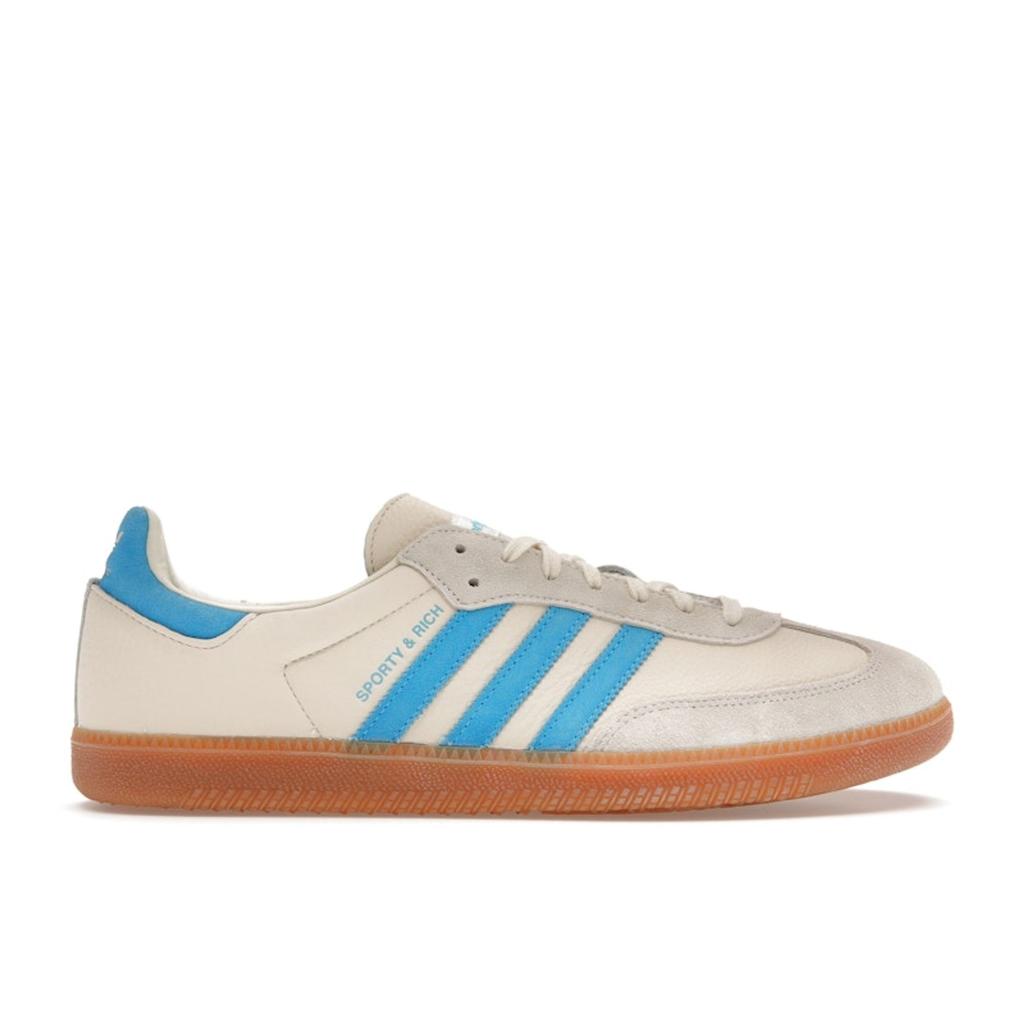 Adidas Sporty & Rich X Samba OG Cream Blue Unisex Sneakers Cream-White Blue-Rush Gum IE7096