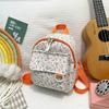 New Mini Backpack Floral Printed Corduroy Storage Bag Sweet Korean Version Rucksack Gift