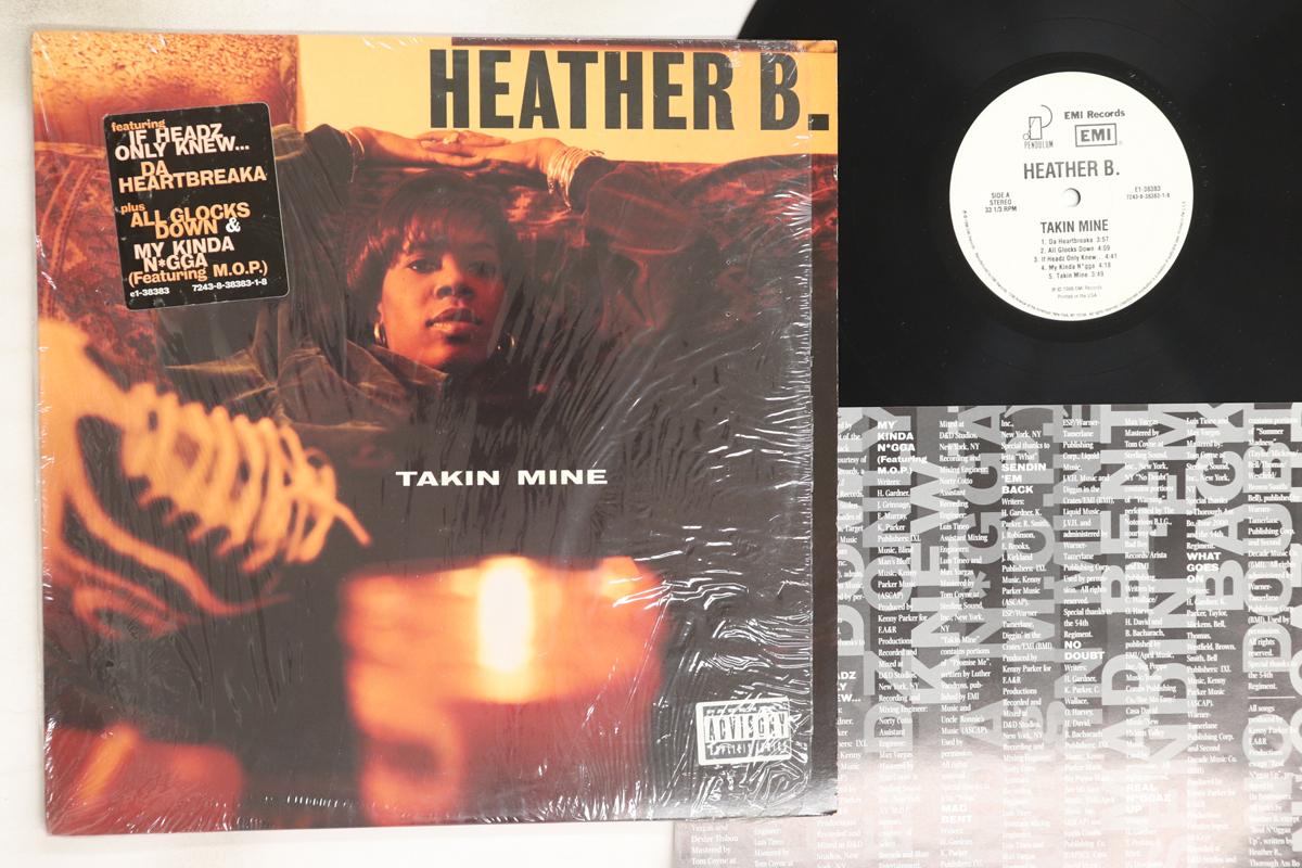 

LP Record HEATHER B. - Takin Mine E138383 EMI 1996 US Rap & Hip-Hop/R&B Used