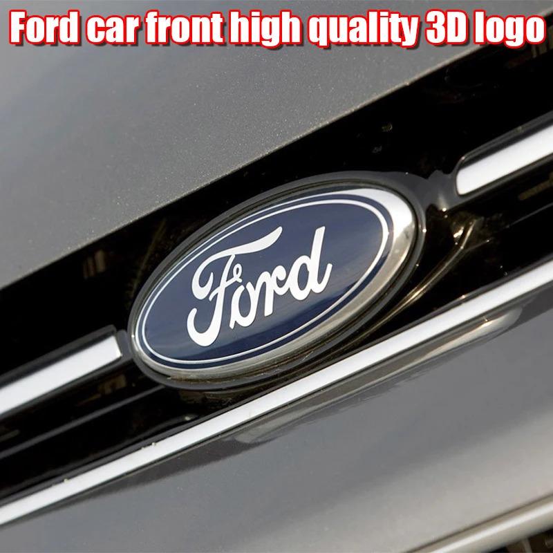 22.5X9cm Car Front Grille Emblem Sticker Rear Trunk Decal Replacement Accessories For Ford F150 F250 Edge Escape Transit Fusion HNQJR1