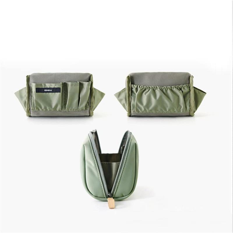 Large Capacity Makeup Bag Multiple Colors Dacron Travel Storage Partitioned Cosmetic Pouch Handbag Lipstick Pack