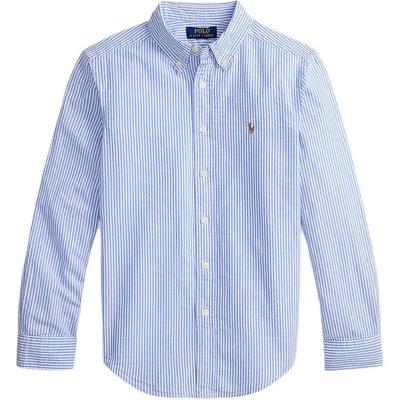 Polo Casual Shirt Logo Pony Embroidered Collar Long Sleeve Standard Fit Kids Kids Tops 323B23251-001