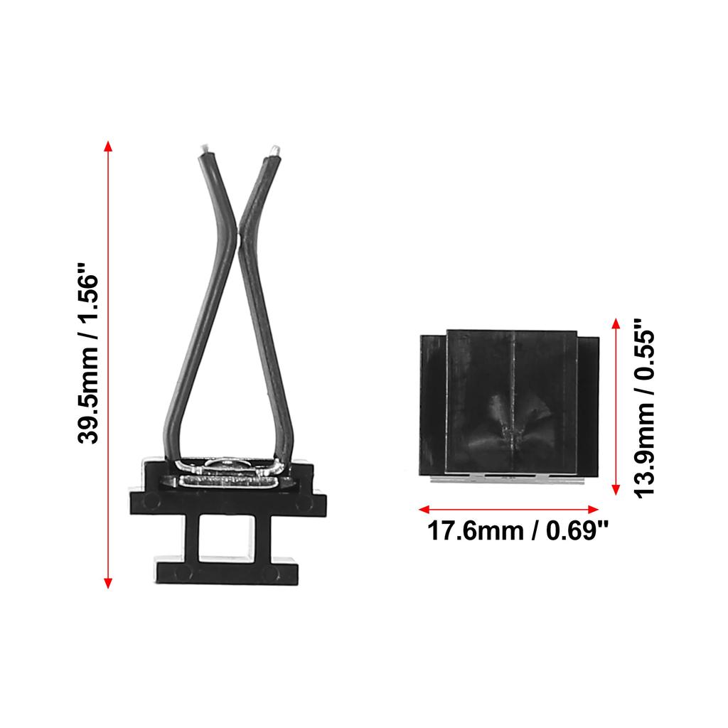 X AUTOHAUX Air Vent Clips Car Square Head with Plastic