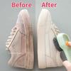 1/2Pc Cleaning Brush Soft-bristled Liquid Shoe Brush Long Handle Clothes Brush Multifunctional Shoe Cleaner Cleaning Accessories