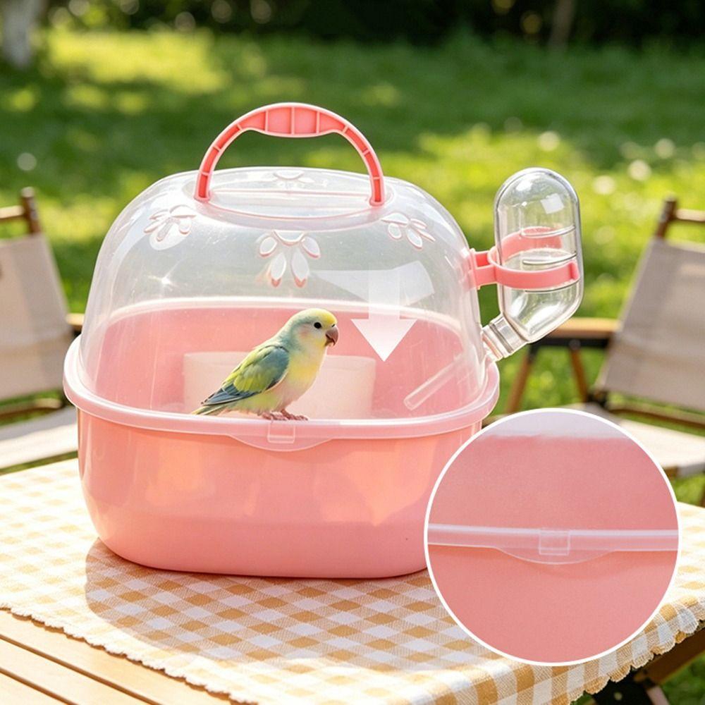 Breathable Travel Bird Cage Large Space Small Animal Carrier Bird Outgoing Case Small Pet