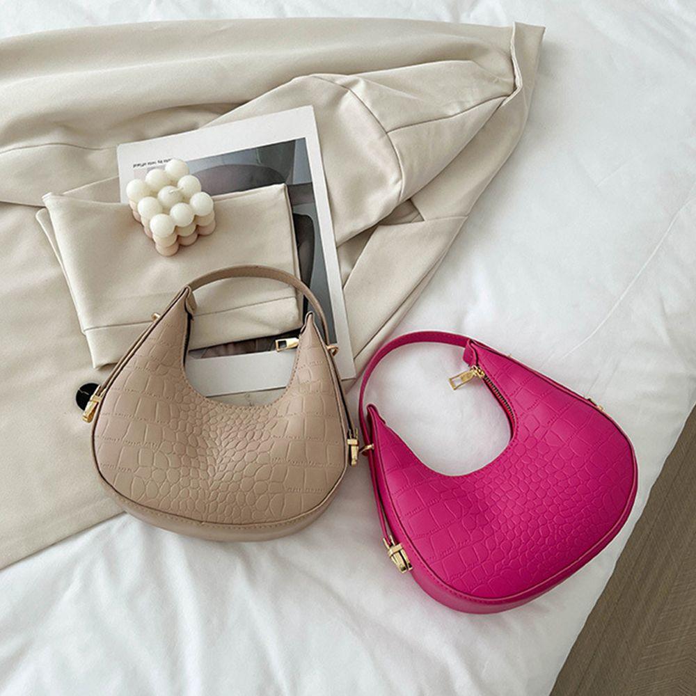 Female Simple Women Cute Purses Shoulder Bag Underarm Bags Handbags ...