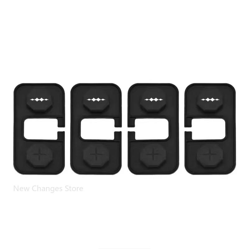 For BYD Denza B5 2023-2026 Door Lock Buckle Limiter Protection Cover Shock Absorption Silicone Pad Upgrade Parts