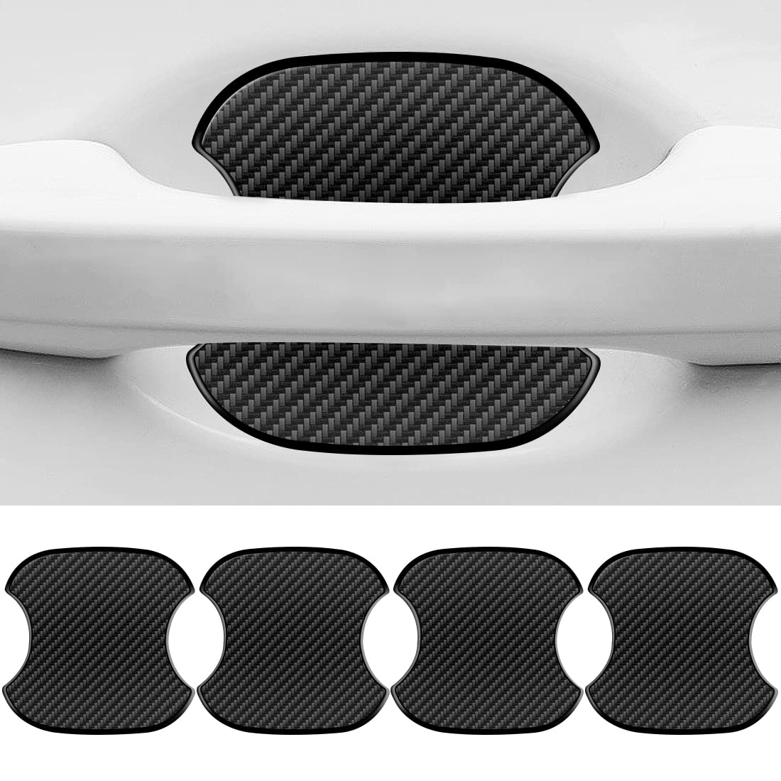 

TANAMACHI Защита дверной ручки для Toyota TRD Защита дверной ручки для Toyota TRD Защита дверной ручки RAV4, Эмблема, Hiace, (Нет логотипа)