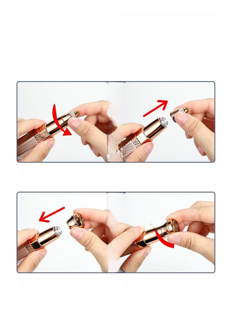 Patent Electric Lipstick Shaver: Multifunctional Eyebrow Trimmer & Ladies Shaver, Rechargeable