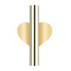Nordic Style Wall-Mounted Metal Vase for Fresh Flowers: No-Punching Indoor Hanging Ornament