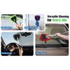 Windshield Cleaning Set Features Telescoping Rod And 6 Washable Microfiber Cleaning Pad