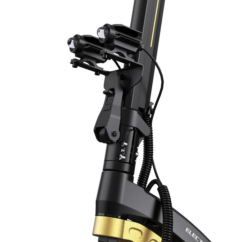 Electric Scooter Foldable OOTD S30 10" 1200Wx2 Motor 23.4AH Range 60Km Load 120Kg Black