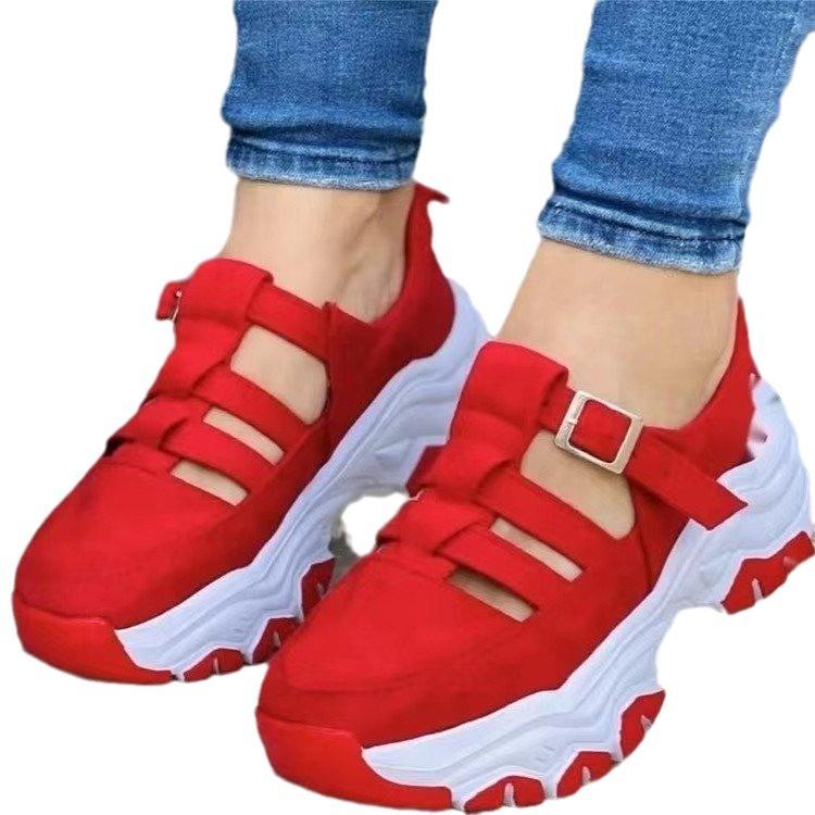 Fashion New Thick-soled Shoes Comfortable Women Sandals Fashion Womens Shoes Versatile Hollow Casual Sandals Summer Zapatos Para Mujeres