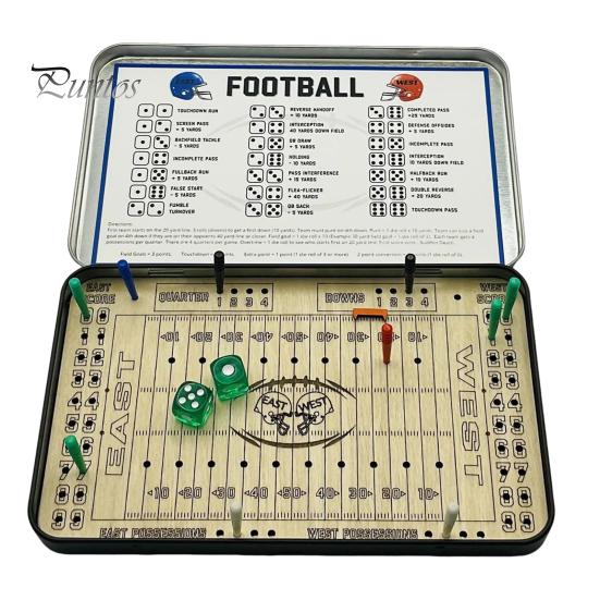 1 Set Reisebrettspiel Baseball Fußball Holzbrettspielzeug 2 Spieler Kinder Erwachsene Interaktives Schreibtischspielzeug Kinder Familienabend Partyspiel Essentials