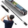 PYKES PEAK Golf Practice Aid with Corrective Grip - Swing Stick for Indoor Use - Helps You Learn the Correct Grip and Improves Driving Distance -