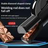 European Style Welding Electrode Clamp 600A 800A 1000A Heavy Duty Secure Grip for Field and Garage Work