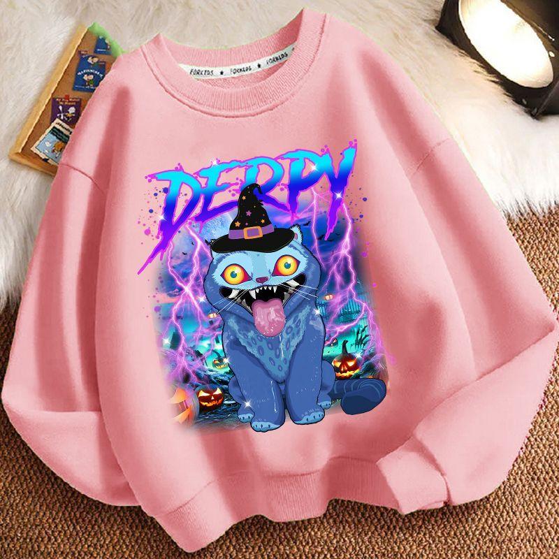 Children's Witch Hunt Team Hoodie, Spring and Autumn Boys' and Girls' Casual Long-sleeved Top