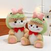 Cute Dinosaur Cat Plush Toys Bow Girl Children Birthday Holiday Gifts Dolls