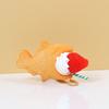 Set of 2 Stylish Faux Food Taiyaki Keyrings Sturdy PVC Fashion Accessory Portable for Anime Fans And Collectors