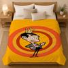 Mr Bean TV Character Throw 240g Flannel Blanket, Suitable for Sofas, Beds, Offices,  Exquisite Gift Blankets