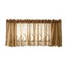 74x61cm Kitchen Window Curtain Lace Short Sheer Rod Pocket Valance Panel Lightweight Fabric for Small Windows