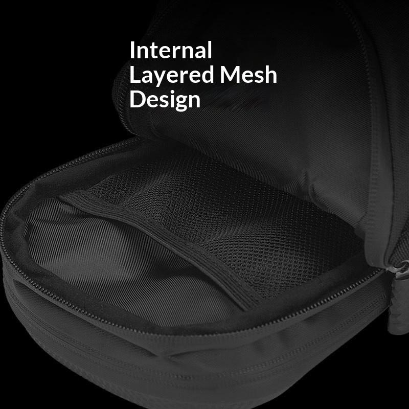 1PC Black Motorcycle Leg Bag Waterproof Rider Waist Bag Cycling Bike Crossbody Bag Motorcycle Equipment