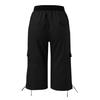 Kalhoty s mnoha kapsami Outdoor Y2k Kapsáče Dámské Streetwear Sportovní Zkrácené Kalhoty Kombinézy Tenké Volné Kapsáčové Šortky Pantalones