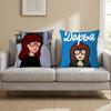 Cartoon D-Daria Cool Cushion Cover Multi-Scene Pillow Cover for Home & Car - Reversible, Soft & Durable for Daily Use