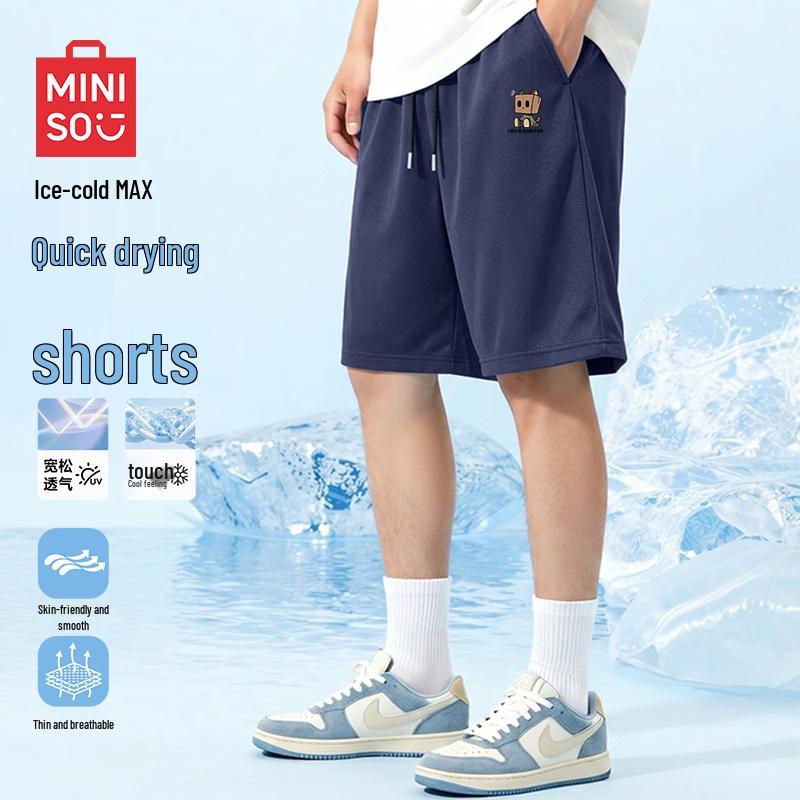 MINISO Men s Summer Quick-Dry Casual Shorts 3XL
