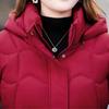 Fashion Winter Jackets Woman Parkas Hooded Loose Thick Warm Women's Long Coats