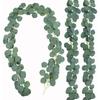 200CM Artificial Eucalyptus Garland Vine Ivy Handmade Fake Wreath Hanging For Home Garden Office Wedding Party Backdrop Arch Wall Decor