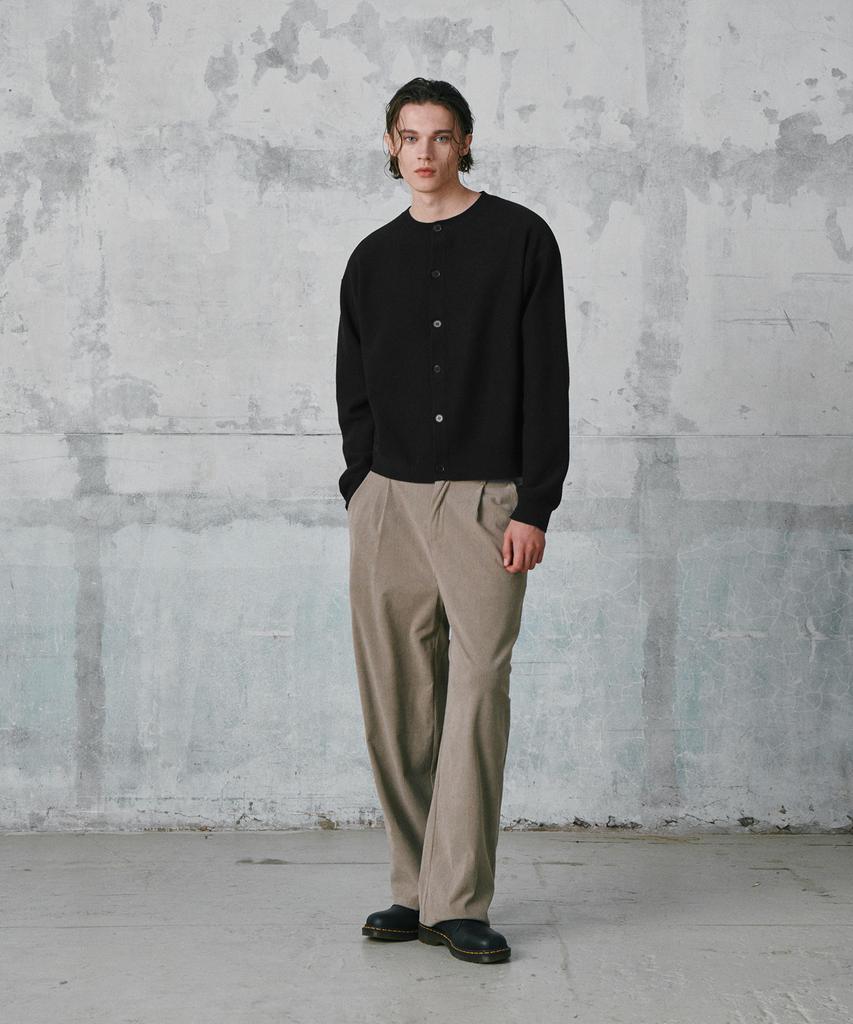 GLW Comfort Elastic Corduroy Pants Beige