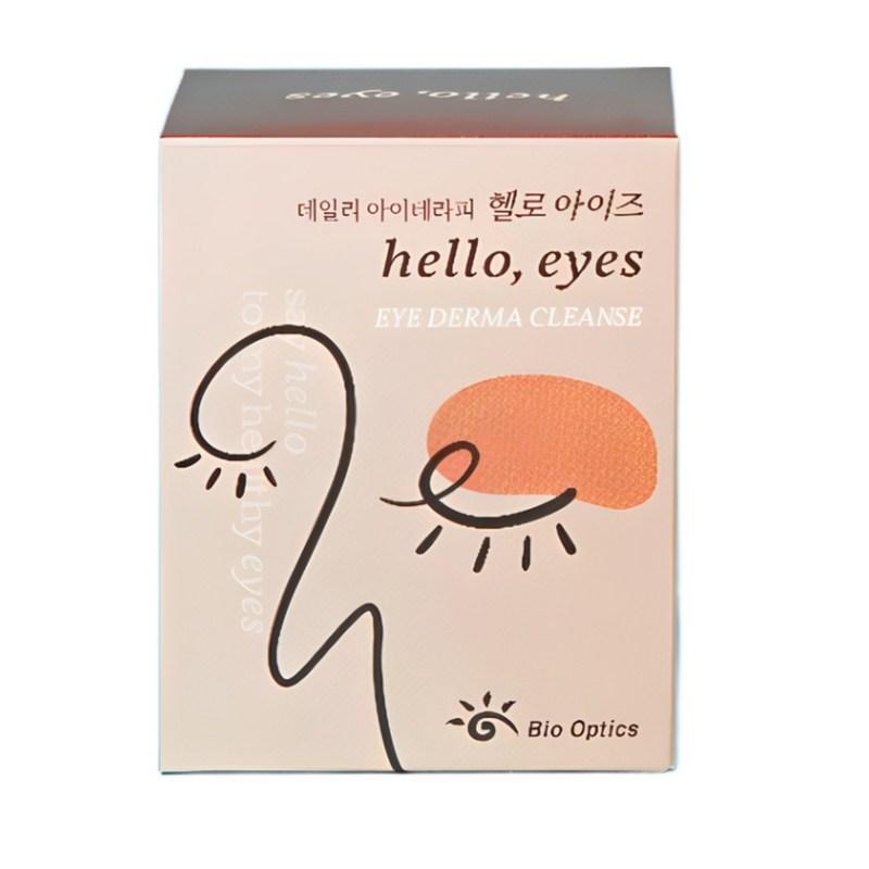 Hello Eyes Eye Derma Cleanse, 30 Pack, 30 sheets, 1 pcs